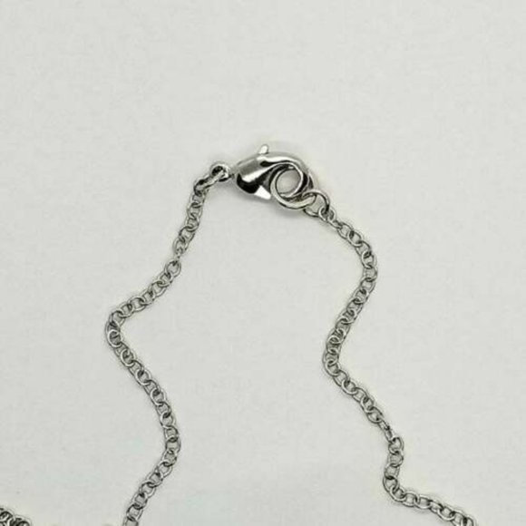 NEW Silver Raven Bird Head Skull Spike Choker Necklace Costume - Picture 6 of 6